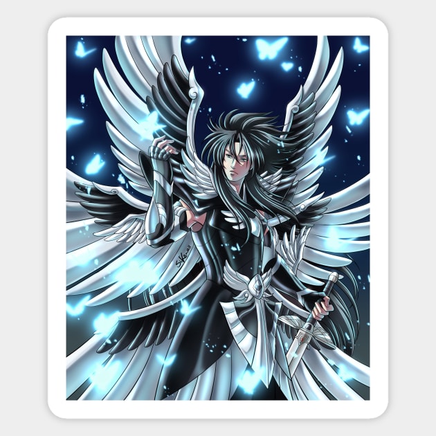 Saint Seiya Emperor Hades Sticker by Studiokawaii